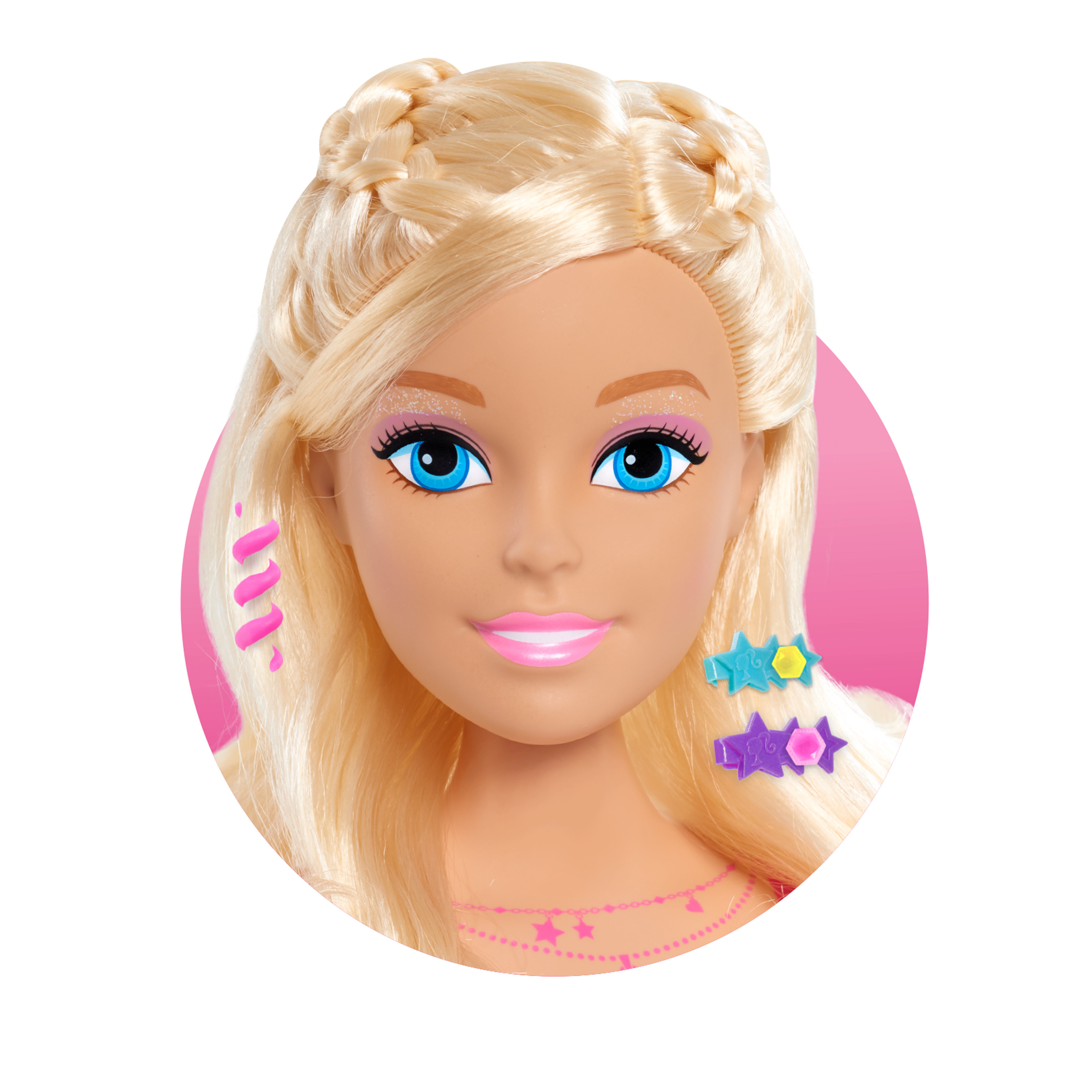 Just Play Barbie Fashionistas 20 Piece Styling Head for Kids, Blonde Hair, Preschool Ages 3 up - image 3 of 6
