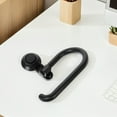 thumbnail image 4 of Houderco 2Ud Soporte De Papel Higiénico De Pared Sin Taladro Con Y Fuerte Ventosa Negro, 4 of 8