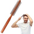 thumbnail image 1 of Small Round Brush for Blow Drying, Mini Roller Styling Brushes for Dry, Curly Hair Portable Curling Brush Travel Round Brush, 1 of 5