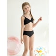 thumbnail image 6 of Usaibhir Girl's 3 Piece Bikini Set Cross Strap Swimsuits for Girls Bathing Suit with Shorts Teen Swimwear Swimming Suit 9-16T, 6 of 9