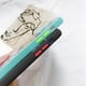 thumbnail image 3 of Funda compatible con iPhone 11 (transparente esmerilada PC trasera 3D sol luna dibujos animados niñas mujer y suave TPU parachoques silicona delgada) para iPhone 11-púrpura, 3 of 5
