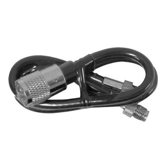 Male PL259 to Double Female Mini UHF