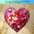 thumbnail image 4 of Valentine's Heart Hanging Decor under $5! Yannianjz Valentine's Day Colorful Heart 2D Acrylic Pendant, Garden Party Decoration Supplies for Indoor and Outdoor Festive Events, 4 of 6