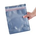 thumbnail image 5 of Bag Tek Red Plastic Large Snack Bag - Double Seal, Rip Lock, Heat Sealable - 9 1/2" x 7 1/2" x 2 3/4" - 100 count box, 5 of 11