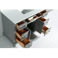 thumbnail image 5 of Vanity Art 60 inch single sink bathroom vanity set with super white engineered marble top., 5 of 9