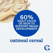 Gerber Baby Cereal, Oatmeal for Babies, Infant Cereal, Baby Breakfast, Stage 1 8 oz