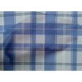 thumbnail image 4 of oneOone Cotton Poplin Blue Fabric Madras Check Quilting Supplies Print Sewing Fabric By The Yard 42 Inches Wide, 4 of 4