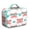 Marine Adorable Crab-36, variant on Eiffel Tower Lunch Box Men Women Insulated Lunch Cooler Bag Reusable Cooler Lunch Box for Daily Use Office