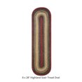 thumbnail image 5 of Homespice Highland Premium Jute Braided Stair Tread 8" x 28" (Set of 13) Oval Multi Reversible, Natural Jute Yarn Rustic, Country, Primitive, Farmhouse Style, 5 of 5