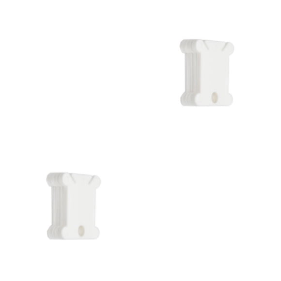 Bewildely Tablero de bobinado, bobinas de hilo dental, bobina de cable, comodidad, puntada de larga duración, suministros de costura para Blanco 10 piezas 2piezas