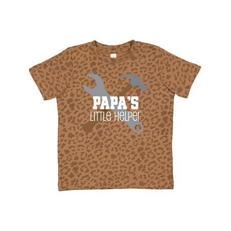 

Inktastic Papa Little Helper Gift Toddler Boy Girl T-Shirt