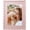 Pink, variant on 5x7 Picture Frame with Mat for 4x6, Wavy Edge Wooden Real Glass Photo Frame for Tabletop and Wall Hanging, Red, 1 Pack
