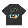 thumbnail image 3 of NAMTYQX True Classic Tees Men Plus Size Casual Loose Fit Comfortable Patterned Lounge Light Cool Crew Neck Short Sleeve Mens Shirts Casual Stylish Black Size M, 3 of 5