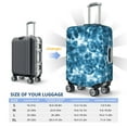 thumbnail image 6 of Balery Luggage Cover Blue Tie Dye Print Suitcase Covers for Luggage Elastic Washable Suitcase Protector Fits 18-32 Inch Luggage-Large, 6 of 9