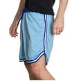 thumbnail image 3 of Edmonton Oilers Shorts en Maille Aérée 2 Tons pour Hommes Doublés avec Poches, 3 of 7
