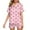 Pink, variant on TJAZFJPA Pajamas Set Womens Pajamas Set Two Piece Pj Sets Sleepwear Loungewear Button Down Pj Sets Pajamas Women Cute Sets Funny Pajamas for Women