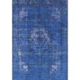 thumbnail image 1 of Ahgly Company Machine Washable Indoor Rectangle Industrial Modern Sapphire Blue Area Rugs, 5' x 7', 1 of 7