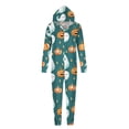 thumbnail image 4 of WXLWZYWL Family Halloween Pajamas Matching Sets Halloween Costumes 2024 Family Halloween Pumpkin Spider Ghost Printed Pajamas Funny Zipper Hooded Jumpsuit Pjs Matching Onesie, 4 of 6