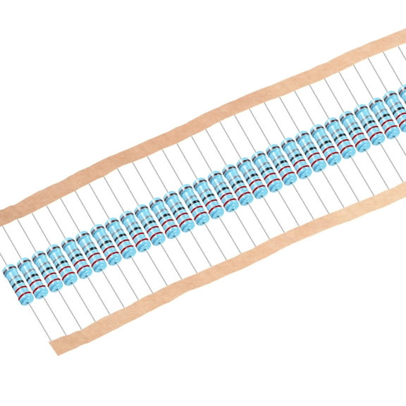 30pcs Metal Film Resistors 2.2Ω 2W 1%Tolerances 5 Color Bands