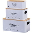thumbnail image 3 of Storage Container Storage Box with Lid Home Decorative Storage Bucket, 3 of 7