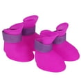 thumbnail image 4 of Botas impermeables de silicona Bling Bling para perros y mascotas L Púrpura, 4 of 6