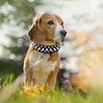 thumbnail image 3 of Tvtnvo LeatherDog Collar Studded Protection with Metal Buckle Adjustable Soft Breathable Punk Pet Accessory Long Lasting Defensive Design for Walks Training Black 10.5-13in, 3 of 4
