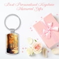 thumbnail image 6 of Coolnut 1 PCS Keychain Keyring, Spectacular Autumn Countryside with A Road Lightweight Metal Keychain Key Ring, Keychain Pendant Party Favor Reward Gifts, 6 of 6
