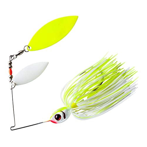 Booyah Glow Blade Willow 3/8oz Ch Pearl Wht/Wht Cht