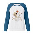 thumbnail image 4 of Sudadera Para Mujer Sudaderas Con Cuello Redondo Festival de Moda Esqueleto Impreso Blusa de Manga Larga Cuello Redondo Suéter Informal Tops Sudaderas Odeerbi ODB132749, 4 of 6