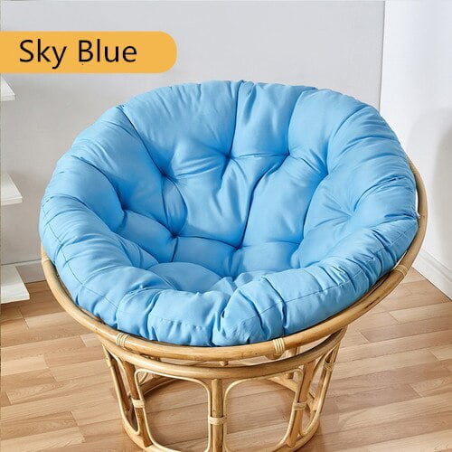 Cojín grueso de columpio para silla de huevo, cesta colgante, almohadilla de asiento para casa, jardín, interior, balcón, mecedora, cojín (sin hamaca) Fivean unisex
