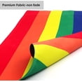 thumbnail image 3 of Banderas de jardín arcoíris del orgullo gay LGBTQ - Bandera pequeña LGBTQ de 31,7 x 45,7 cm, de doble cara, para lesbianas, gays y transgénero, 3 of 6