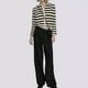 thumbnail image 4 of Comodidad Dama Sueter Rojo Negro Mujer Cardigan, 4 of 8