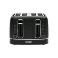 thumbnail image 1 of Haden 4 Tranches Large Fente Rétro Grille-Pain de Cuisine en Acier Inoxydable, Noir/chrome, 1 of 9