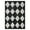 Black, variant on Garvee 10x13ft Geometric Diamond Area Rug, Machine Washable Rug Stain Resistant Indoor Carpet With Non-Slip Backing, Soft Low Pile Rug for Living Room Bedroom Home Office, Gray