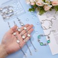 thumbnail image 3 of DIY Link Bracelet Making Kits including Silver Plated Alloy Link Chain Bracelet Making Glass Cabochons Mixed Shapes 5-7/8~6-3/4 inch(15~17.3cm), 3 of 6