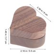 thumbnail image 4 of Caja de madera para anillos, anillos para hombre, anillo para hombre, anillos para hombre, anillos para hombre, anillos de dedo para hombre, almohada portadora de anillos, anillo de compromi, 4 of 5
