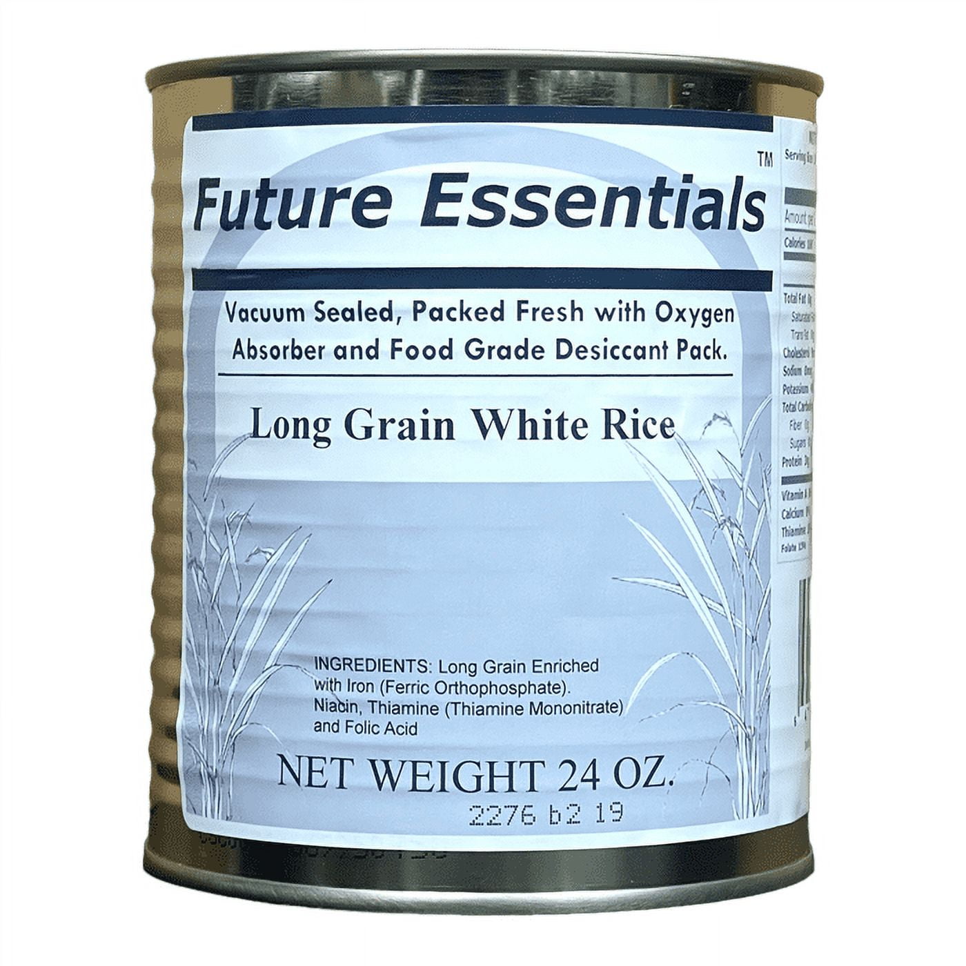 12 Cans Pack - Future Essentials Canned Long Grain White Rice Emergency Survival Food for Camping and Backpacking #2.5 / 24oz/ Can