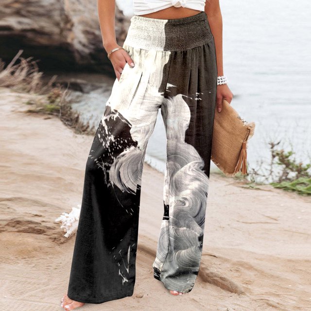 WILLBEST Pantalones Casuales para Mujer, Cintura Elástica, Deportivos, Ajustados, de Diseño Hueco, para Un Rendimiento Activo. Extra Grande