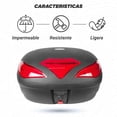 thumbnail image 3 of Caja porta equipaje para moto Kinlley Bk43Lw/Led 43L negra con led, 3 of 6