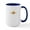 White/Navy Inside, variant on CafePress - Santa Fe New Mexico Mugs - 15 oz Ceramic Large White Novelty Mug