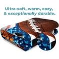 thumbnail image 2 of Super Fan Sports Fleece Blanket for Bed, 50" x 60" Sports Fan Fleece Throw Blanket for Men, Women and Kids - Super Soft Plush Sports Blanket Throw, 2 of 7