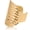 18K Gold Plated, variant on 18K Gold or 925 Sterling Silver Plated Wide Ring - Hypoallergenic Simple Chunky Band Rings for Women, Made in the USA