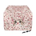 thumbnail image 2 of HELLHERO Cat Cherry Blossom Print Toaster Cover 4 Slice for Kitchen, Adjustable Small Appliance Dust Protector, Waterproof Toaster Oven Cover, 2 of 8