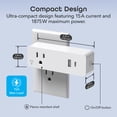 thumbnail image 5 of Geeni Smart Wi-Fi Plug with App & Voice Control, 20W USB-A & USB-C Fast Charging, White, 5 of 10