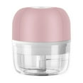 thumbnail image 2 of Electric Garlic Chopper USB Mini Food Chopper Garlic Mincer For Chop Onion Ginger Vegetable Pepper Spice Meat  Baby Food  Green 100ML Ground Meat Version, 2 of 7