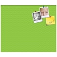 thumbnail image 2 of PinPix ArtToFrames 18x15 Custom Cork Bulletin Board Green Chevron   Poster Board Has a Fabric Style Canvas Finish, Framed in Satin Black (PinPix-518), 2 of 5