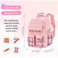 thumbnail image 3 of Gynky Kids Backpack for Girls School Bags for Middle School Students Book Bag for Elementary Primary Kawaii Backpack, 3 of 6