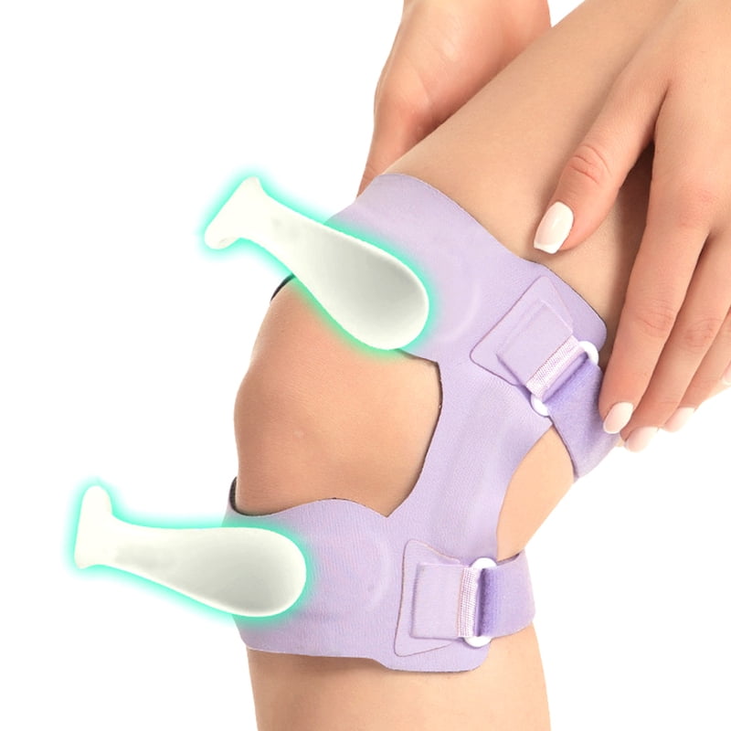 1pc Knee Brace for Men and Women, Patella Tendon Knee Strap with Gel Pad and Side Stabilizers, Adjustable Leg Band for Knee Pain