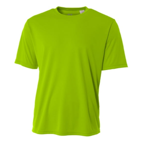 "A4 Men's Cooling Performance Crew Short Sleeve, Lime, 3X-Large"