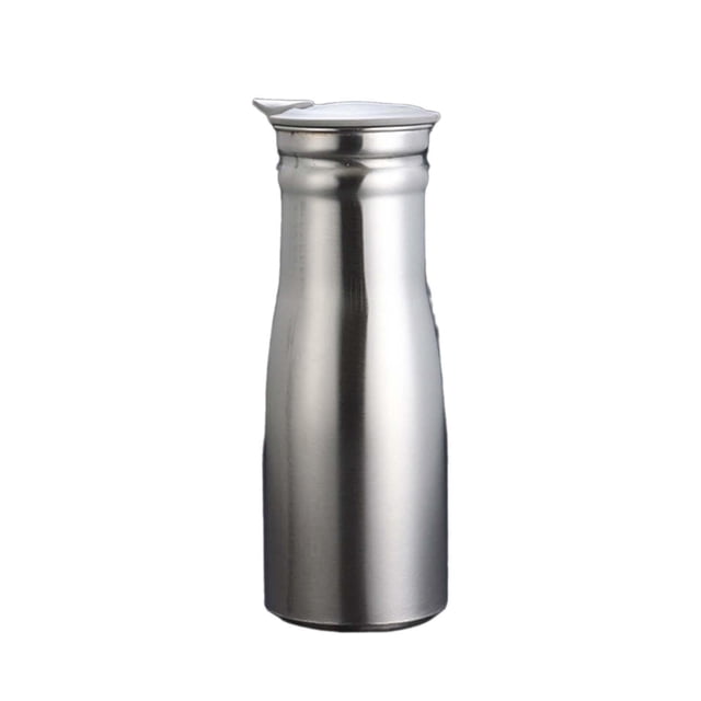 Elodie Stainless Steel Water Jug Cold Water Kettle for Hot and Cold Coffee Lemonade Gray
